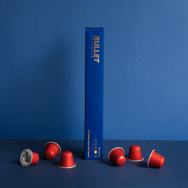 Blank Rounds Aluminium Coffee Pods - packaging