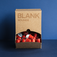 Blank Rounds Aluminium Coffee Pods - Ammunition Box packaging