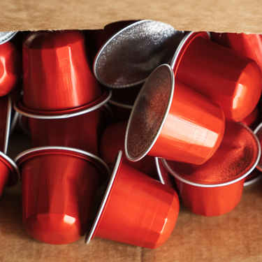 Blank Rounds Aluminium Coffee Pods - Ammunition Box close up