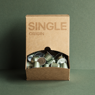 Single Origin Aluminium Coffee Pods - Ammunition Box packaging