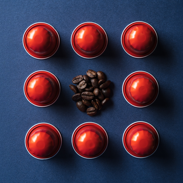 Blank Rounds Aluminium Coffee Pods - with beans